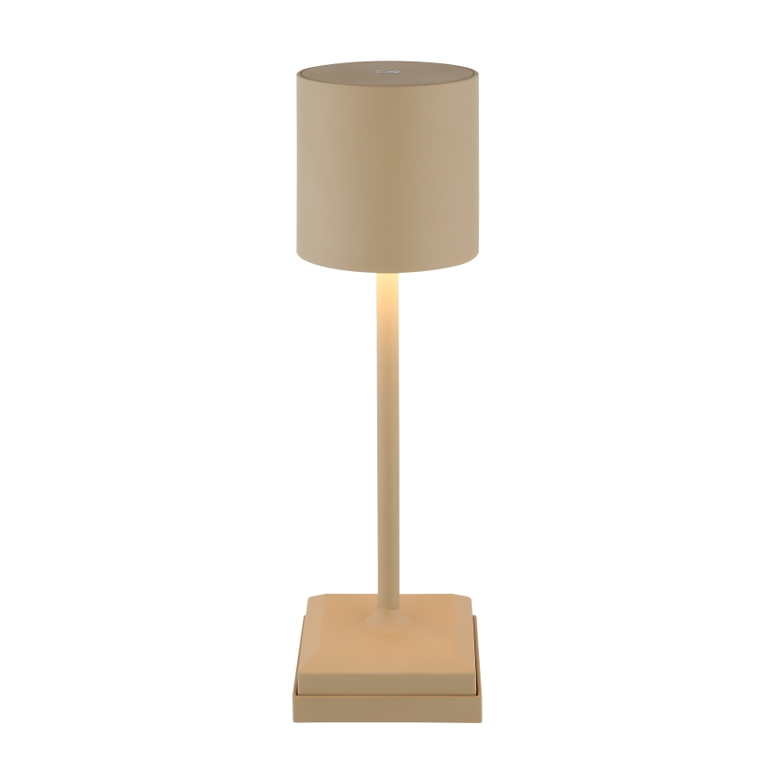 Globo - dimmelhető, érintésvezérlésű, újratölthető LED asztali lámpa LED/1,5W/5V 2200 mAh bézs