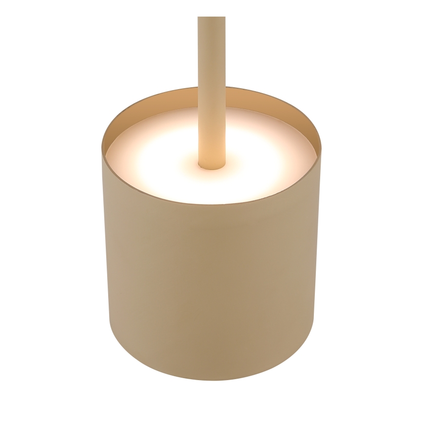 Globo - dimmelhető, érintésvezérlésű, újratölthető LED asztali lámpa LED/1,5W/5V 2200 mAh bézs