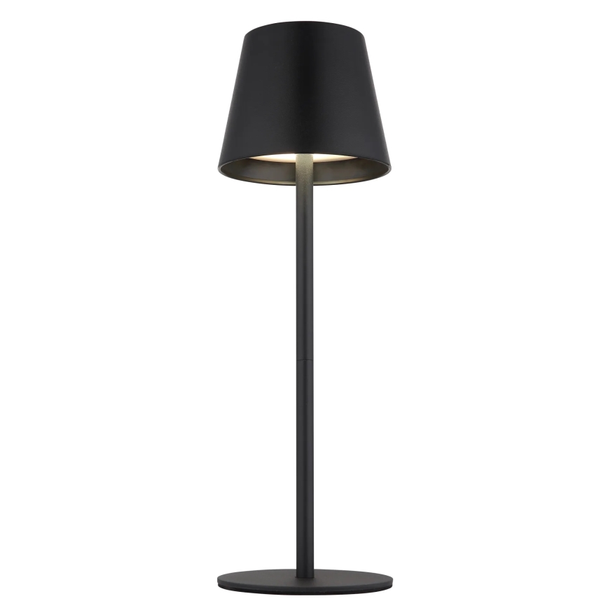 Globo - LED dimmelhető érintésvezérlésű újratölthető kültéri asztali lámpa 3 az 1-ben LED/3W/5V 3000/4000/5000K IP54 1800 mAh fekete