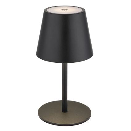 Globo - LED dimmelhető érintésvezérlésű újratölthető kültéri asztali lámpa 3 az 1-ben LED/3W/5V 3000/4000/5000K IP54 1800 mAh fekete