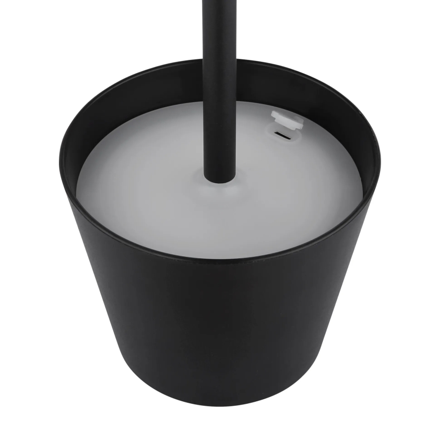 Globo - LED dimmelhető érintésvezérlésű újratölthető kültéri asztali lámpa 3 az 1-ben LED/3W/5V 3000/4000/5000K IP54 1800 mAh fekete