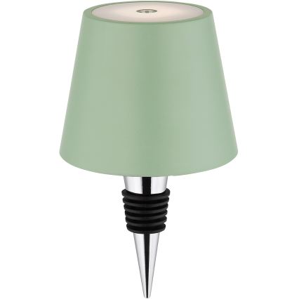 Globo - LED dimmelhető érintésvezérelt tölthető kültéri asztali lámpa 3 az 1-ben LED/3W/5V 3000/4000/5000K IP54 1800 mAh zöld