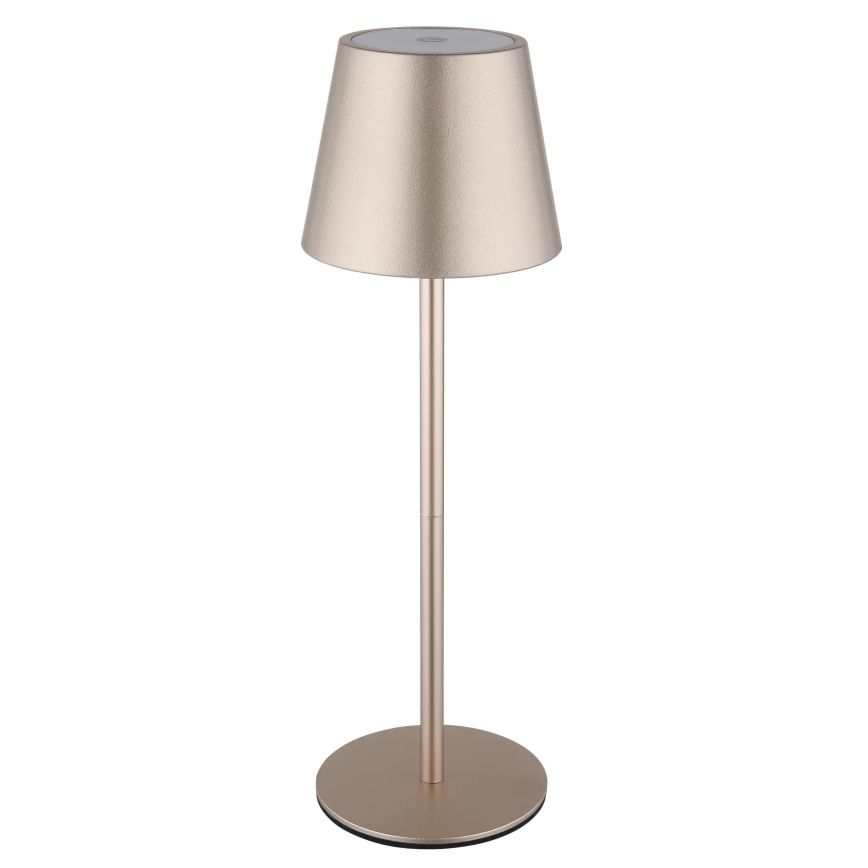Globo - LED dimmelhető érintéses tölthető kültéri asztali lámpa 3 az 1-ben LED/3W/5V 3000/4000/5000K IP54 1800 mAh sárgaréz