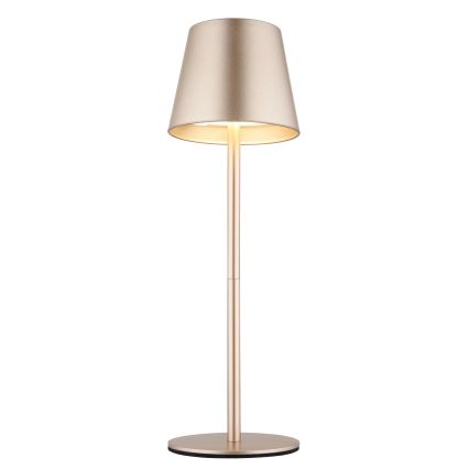 Globo - LED dimmelhető érintéses tölthető kültéri asztali lámpa 3 az 1-ben LED/3W/5V 3000/4000/5000K IP54 1800 mAh sárgaréz