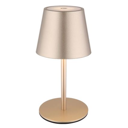 Globo - LED dimmelhető érintéses tölthető kültéri asztali lámpa 3 az 1-ben LED/3W/5V 3000/4000/5000K IP54 1800 mAh sárgaréz