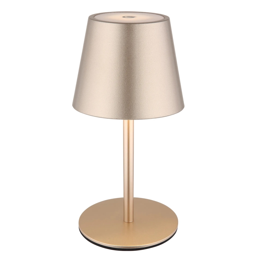 Globo - LED dimmelhető érintéses tölthető kültéri asztali lámpa 3 az 1-ben LED/3W/5V 3000/4000/5000K IP54 1800 mAh sárgaréz