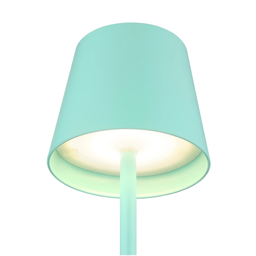 Globo - LED dimmelhető érintésvezérlésű tölthető kültéri asztali lámpa 3 az 1-ben LED/3W/5V 3000/4000/5000K IP54 1800 mAh mentazöld