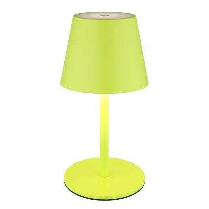 Globo - LED dimmelhető érintős tölthető kültéri asztali lámpa 3 az 1-ben LED/3W/5V 3000/4000/5000K IP54 1800 mAh zöld
