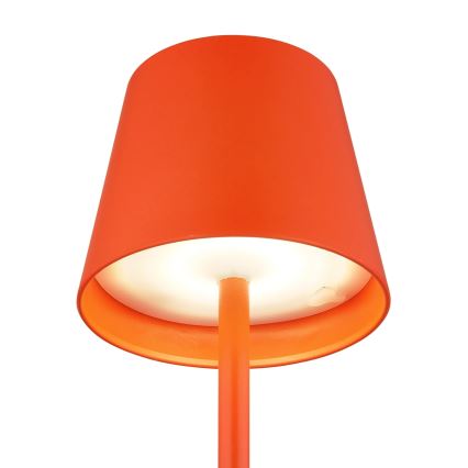 Globo - Dimmelhető, érintésvezérelt tölthető kültéri asztali lámpa 3 az 1-ben LED/3W/5V 3000/4000/5000 K IP54 1800 mAh piros