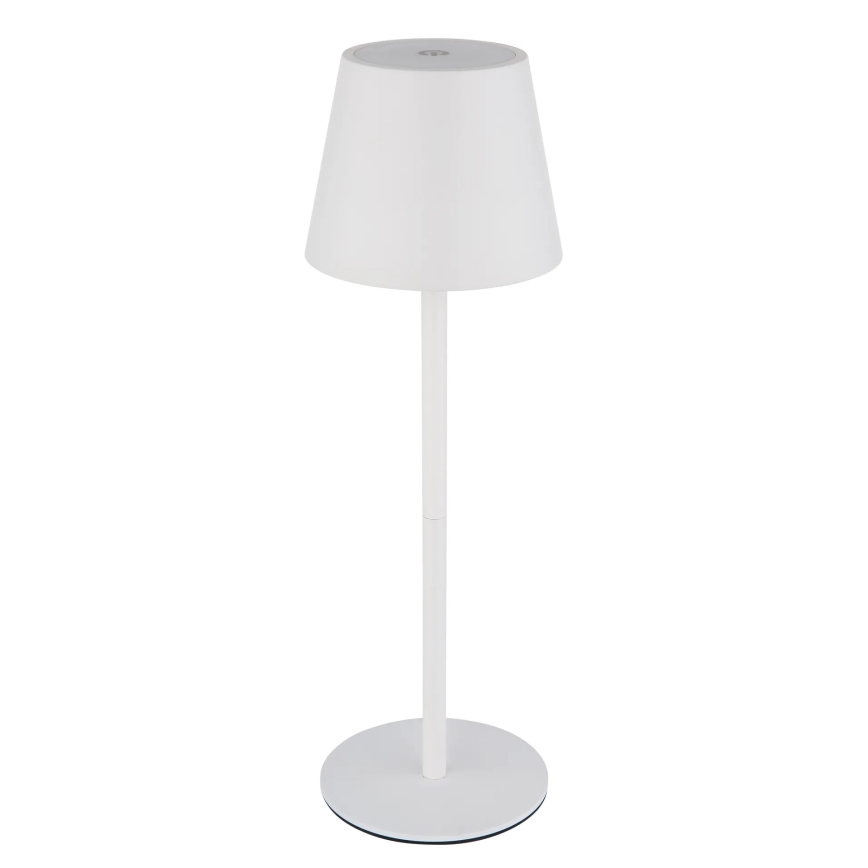 Globo - LED fényerőszabályozható érintésvezérlésű újratölthető kültéri asztali lámpa 3 az 1-ben LED/3W/5V 3000/4000/5000K IP54 1800 mAh fehér