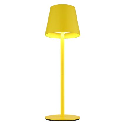Globo - LED fényerőszabályozható, érintésvezérlésű, tölthető kültéri asztali lámpa 3 az 1-ben LED/3W/5V 3000/4000/5000K IP54 1800 mAh sárga