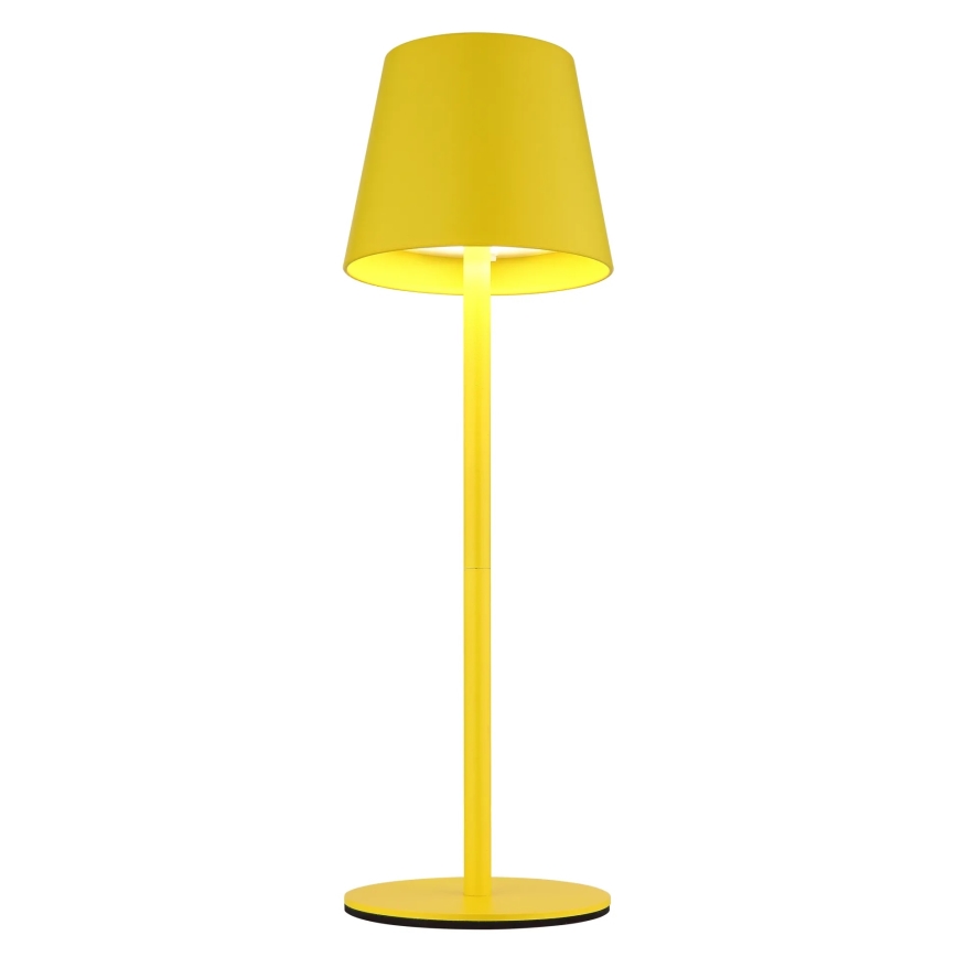 Globo - LED fényerőszabályozható, érintésvezérlésű, tölthető kültéri asztali lámpa 3 az 1-ben LED/3W/5V 3000/4000/5000K IP54 1800 mAh sárga