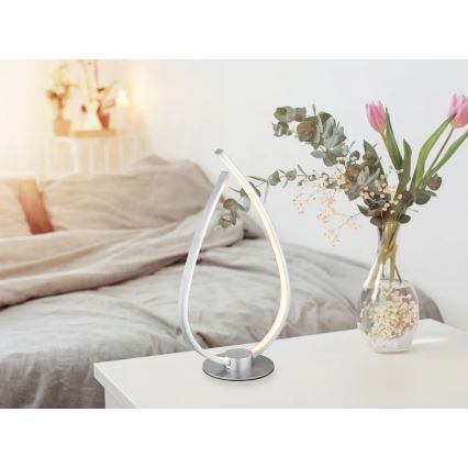 Globo - LED asztali lámpa 6W/230V ezüst