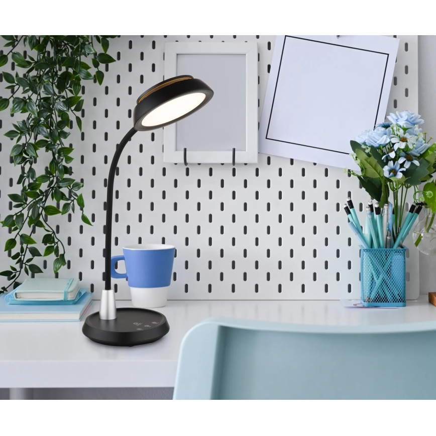 Globo - érintőkapcsolós, dimmelhető LED asztali lámpa LED/12W/230V 3000/4000/6500K fekete