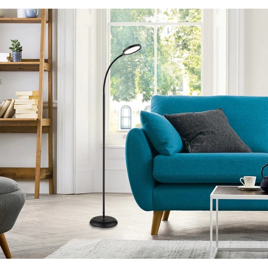 Globo - LED dimmelhető, érintésvezérlésű állólámpa LED/8W/230V 2700K/4000K/6500K fekete