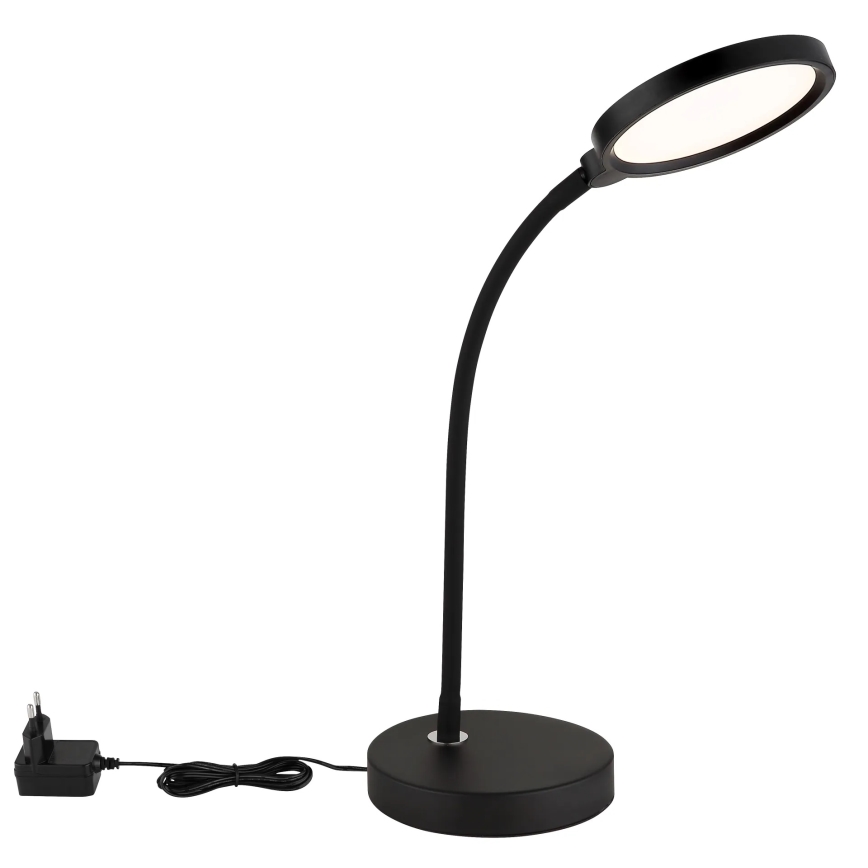Globo - LED dimmelhető, érintésvezérelt asztali lámpa LED/8W/230V 2700K/4000K/6500K fekete