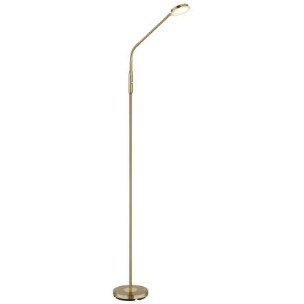 Globo - LED érintéses dimmelhető állólámpa LED/6,5W/230V 2700/3350/4000K sárgaréz