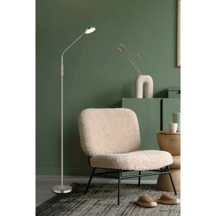 Globo - Dimmelhető érintésvezérlésű állólámpa LED/6,5W/230V 2700/3350/4000K matt króm