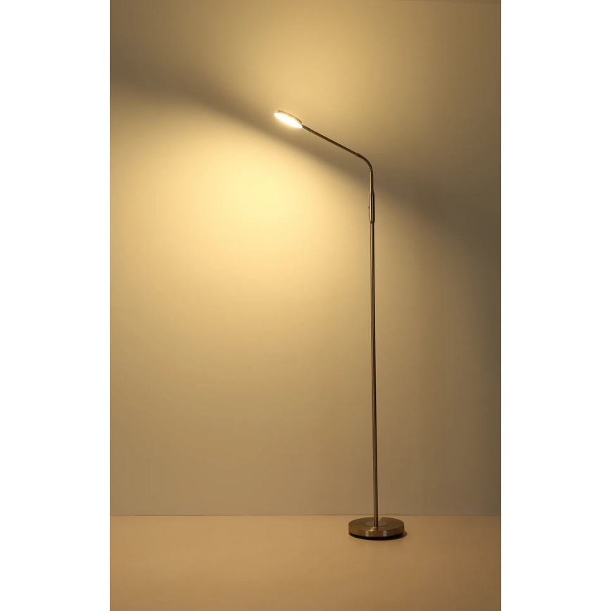 Globo - Dimmelhető érintésvezérlésű állólámpa LED/6,5W/230V 2700/3350/4000K matt króm