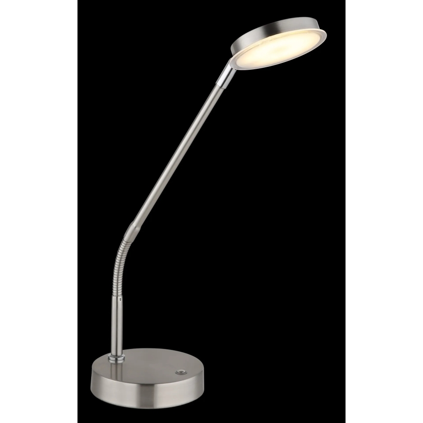 Globo - LED Dimmelhető érintésvezérlésű asztali lámpa LED/6,5W/230V 2700/3350/4000K matt króm