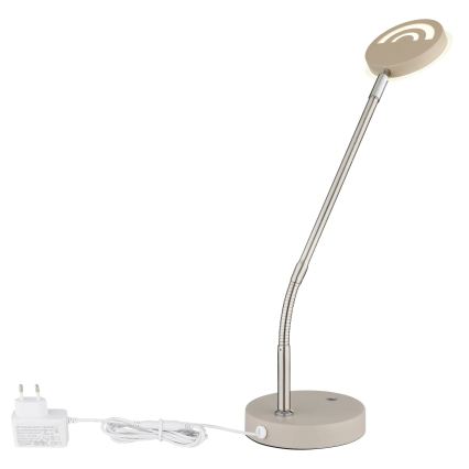 Globo - LED dimmelhető érintős asztali lámpa LED/6,5W/230V 2700/3350/4000K bézs