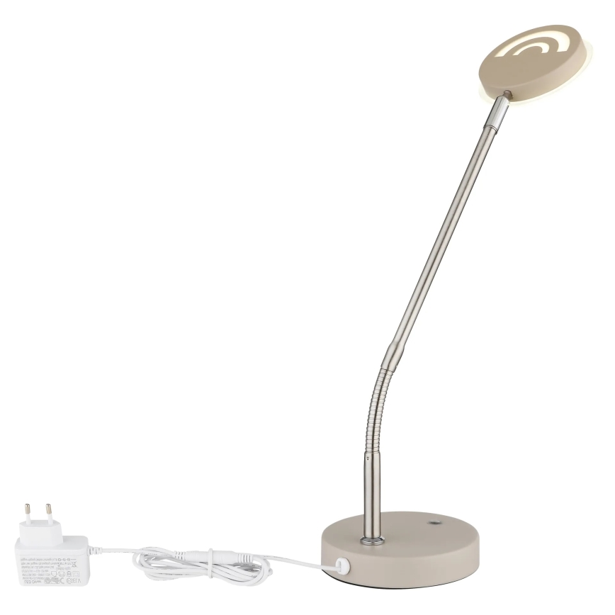 Globo - LED dimmelhető érintős asztali lámpa LED/6,5W/230V 2700/3350/4000K bézs