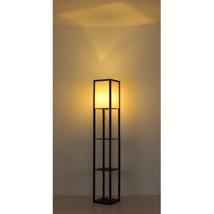 Globo - Állólámpa 1xE27/60W/230V fekete