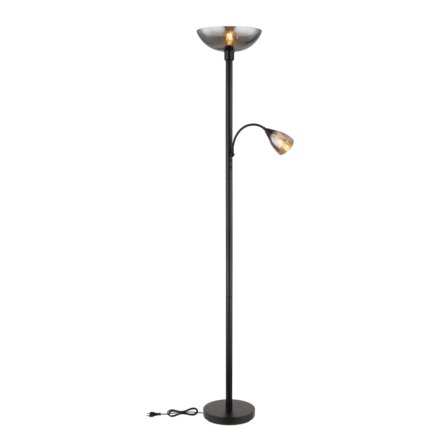 Globo - Állólámpa 1xE27/60W/230V + 1xE14/40W