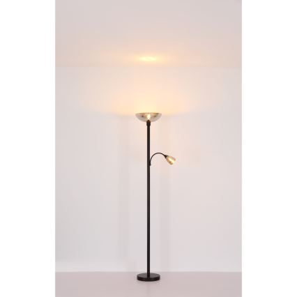 Globo - Állólámpa 1xE27/60W/230V + 1xE14/40W