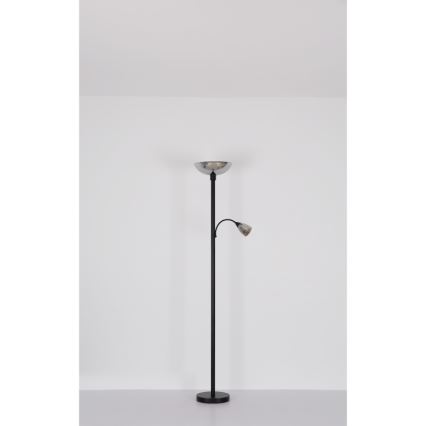 Globo - Állólámpa 1xE27/60W/230V + 1xE14/40W