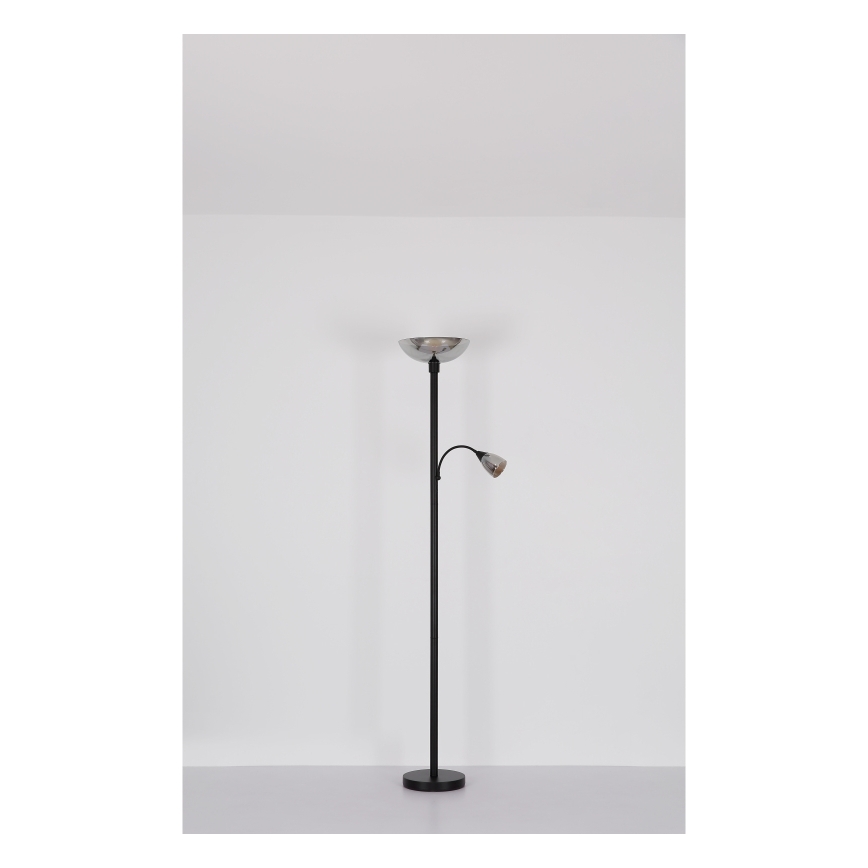 Globo - Állólámpa 1xE27/60W/230V + 1xE14/40W