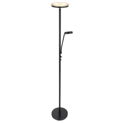 Globo - LED fényerőszabályozható állólámpa LED/18,5W/230V + LED/4,5W 3000K fekete