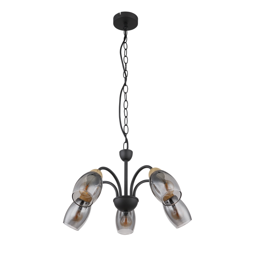 Globo - Csillár láncon 5xE14/25W/230V