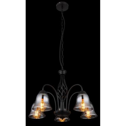 Globo - Csillár láncon 5xE27/60W/230V