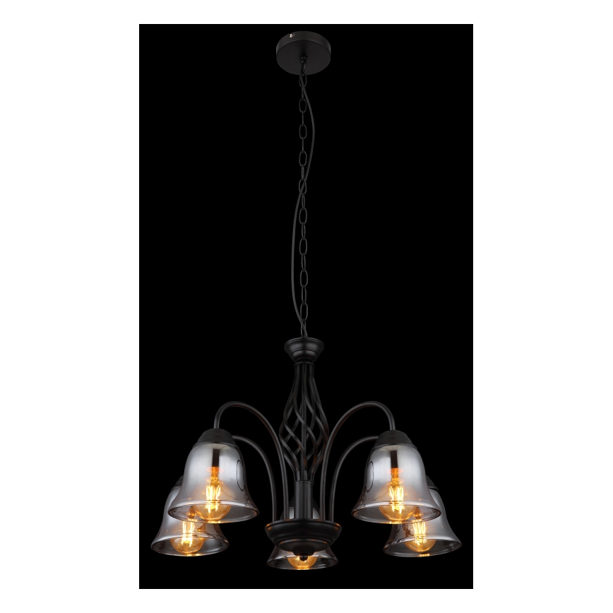 Globo - Csillár láncon 5xE27/60W/230V