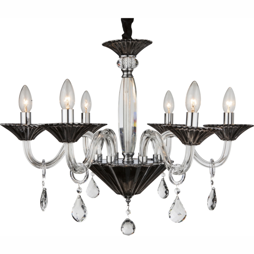 Globo - Csillár láncon 6xE14/40W/230V