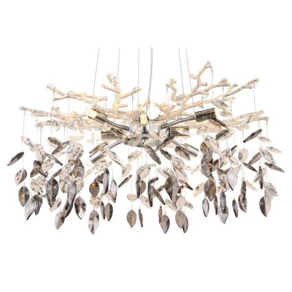 Globo - Csillár zsinóron 8xG9/8W/230V átm. 61 cm fényezett króm