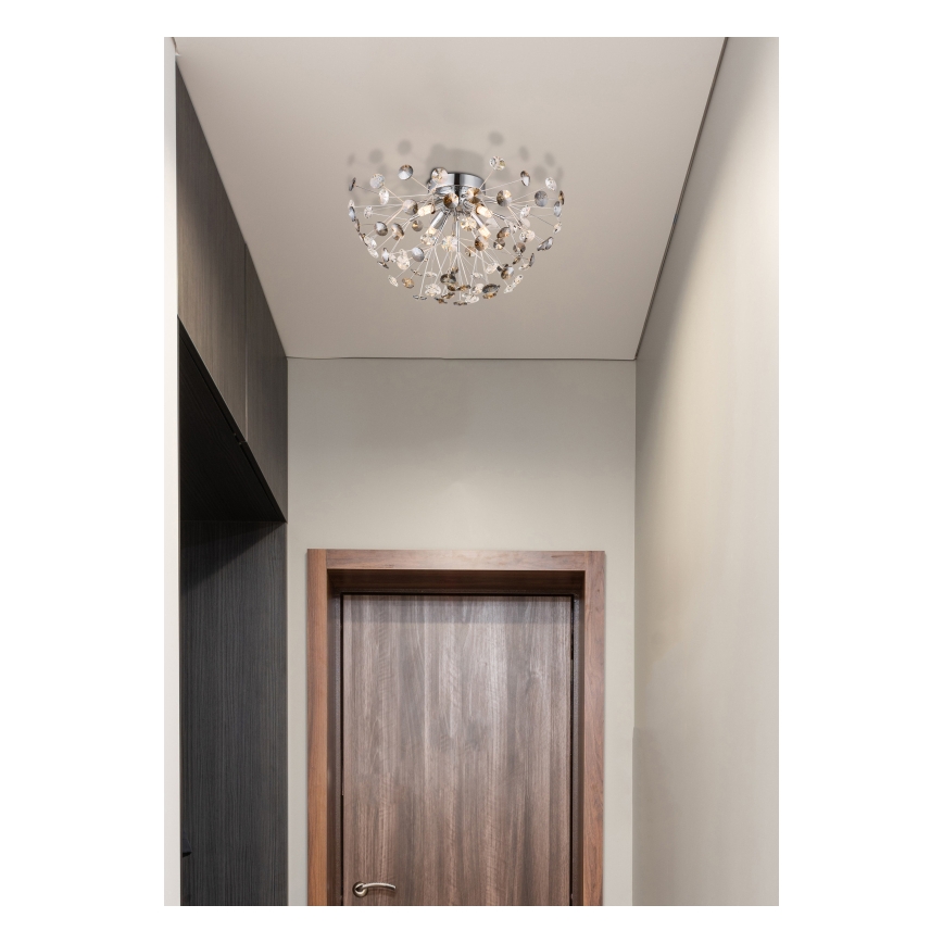 Globo - LED Mennyezeti lámpa 4xG9/3,5W/230V átm. 45 cm fényezett króm