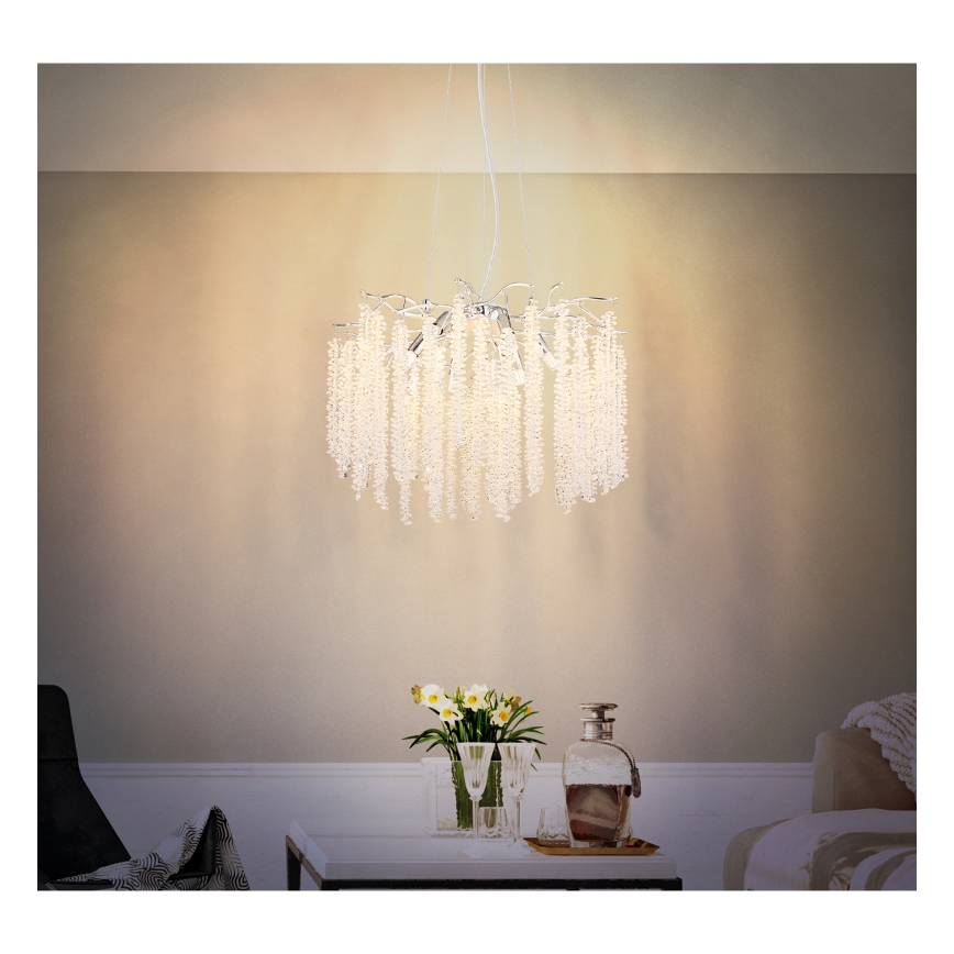 Globo - LED kábeles csillár 6xG9/8W/230V