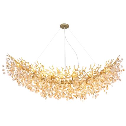 Globo - Kábelen függő csillár 16xE14/40W/230V aranyszínű