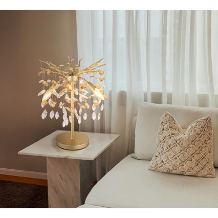 Globo - Asztali lámpa 3xE14/40W/230V arany