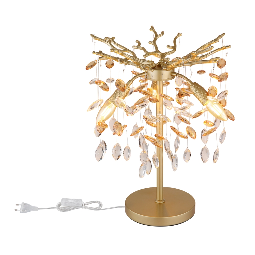 Globo - Asztali lámpa 3xE14/40W/230V arany