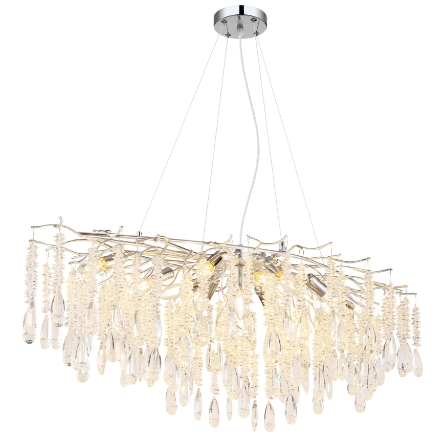 Globo - Kábelen függesztett csillár, 12x E14/40W/230V