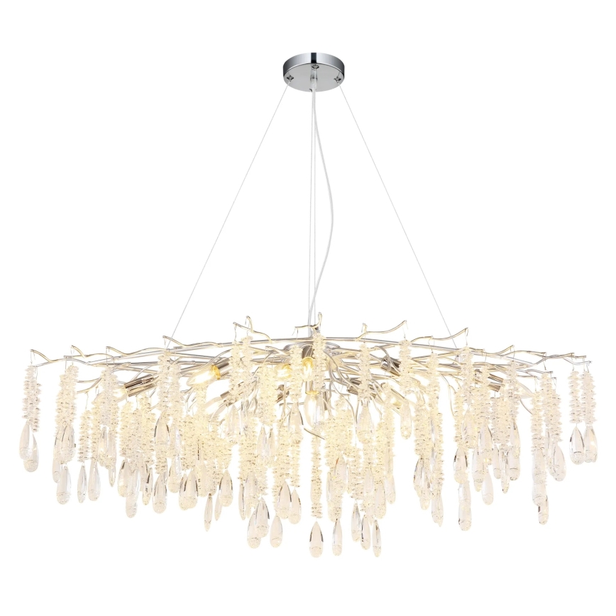 Globo - Kábelen függesztett csillár, 12x E14/40W/230V