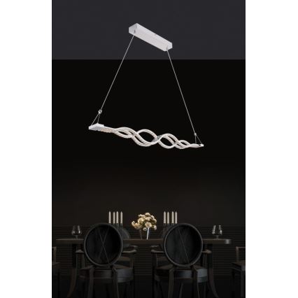 Globo 67109-30 - LED Szabályozható csillár zsinóron PILLA 1xLED/30W/230V + távirányító