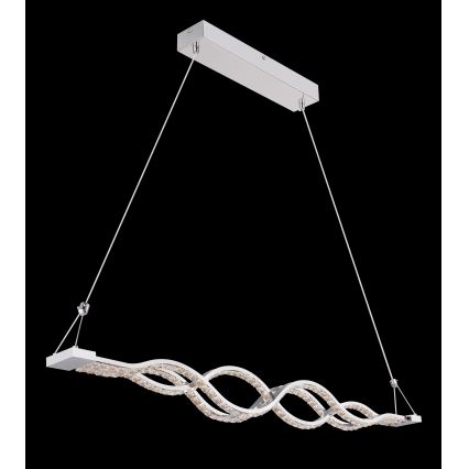 Globo 67109-30 - LED Szabályozható csillár zsinóron PILLA 1xLED/30W/230V + távirányító