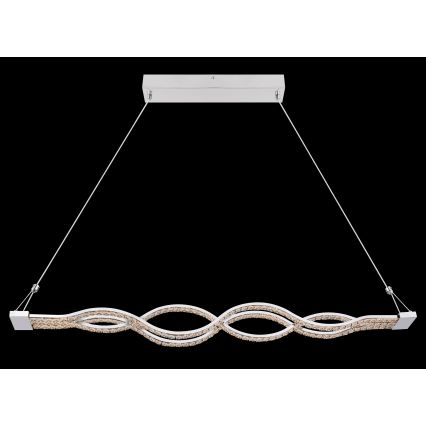 Globo 67109-30 - LED Szabályozható csillár zsinóron PILLA 1xLED/30W/230V + távirányító