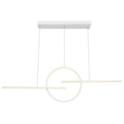 Globo 67121-50W - Szabályozható LED csillár zsinóron BARRAL LED/50W/230V + távirányító