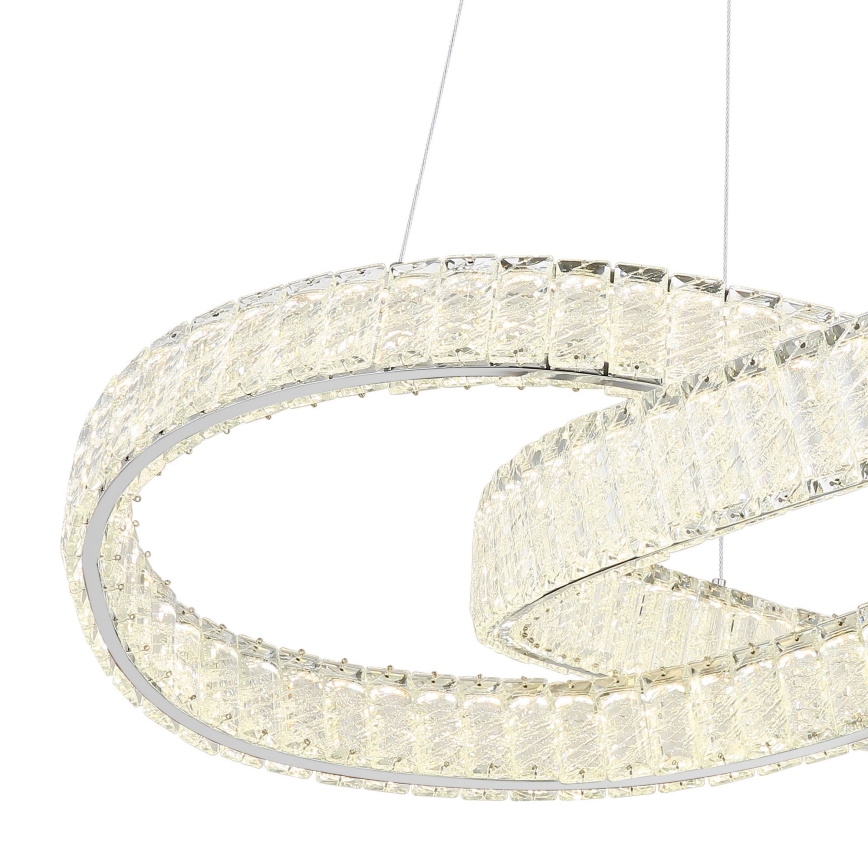 Globo - LED állítható fényerejű csillár kábelre szerelve LED/110W/230V 2700-6000K átm. 78 cm + távirányító