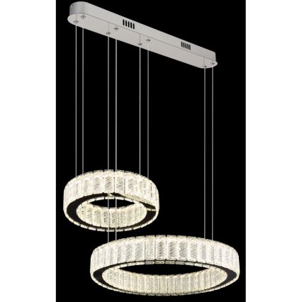 Globo - LED dimmelhető függeszték kábellel LED/80W/230V 2700-6000K + távirányító